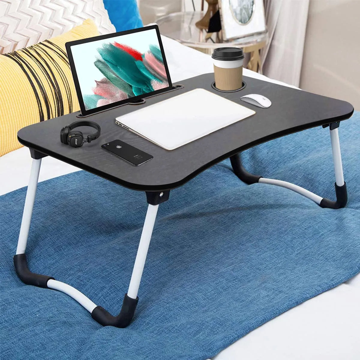 Portable Folding Laptop Table | Bed Table for Adults