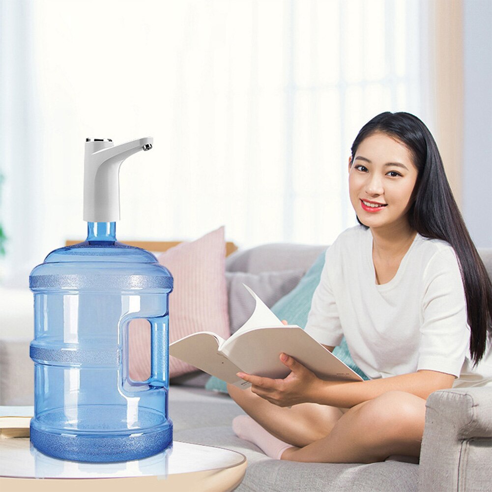 Water Dispenser Pump USB Rechargeable Electric Mute Automatic Drinking Barreled Water Bottle Pump