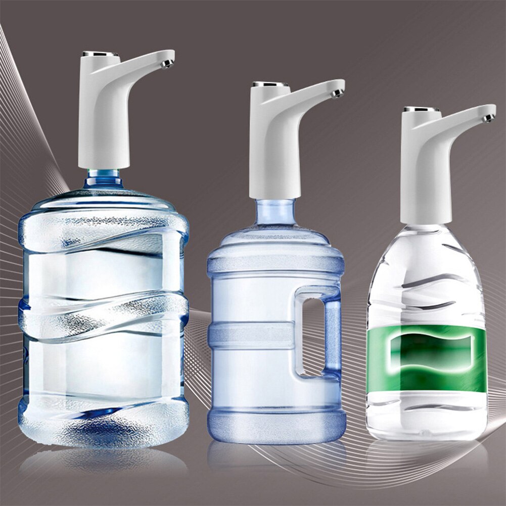 Water Dispenser Pump USB Rechargeable Electric Mute Automatic Drinking Barreled Water Bottle Pump