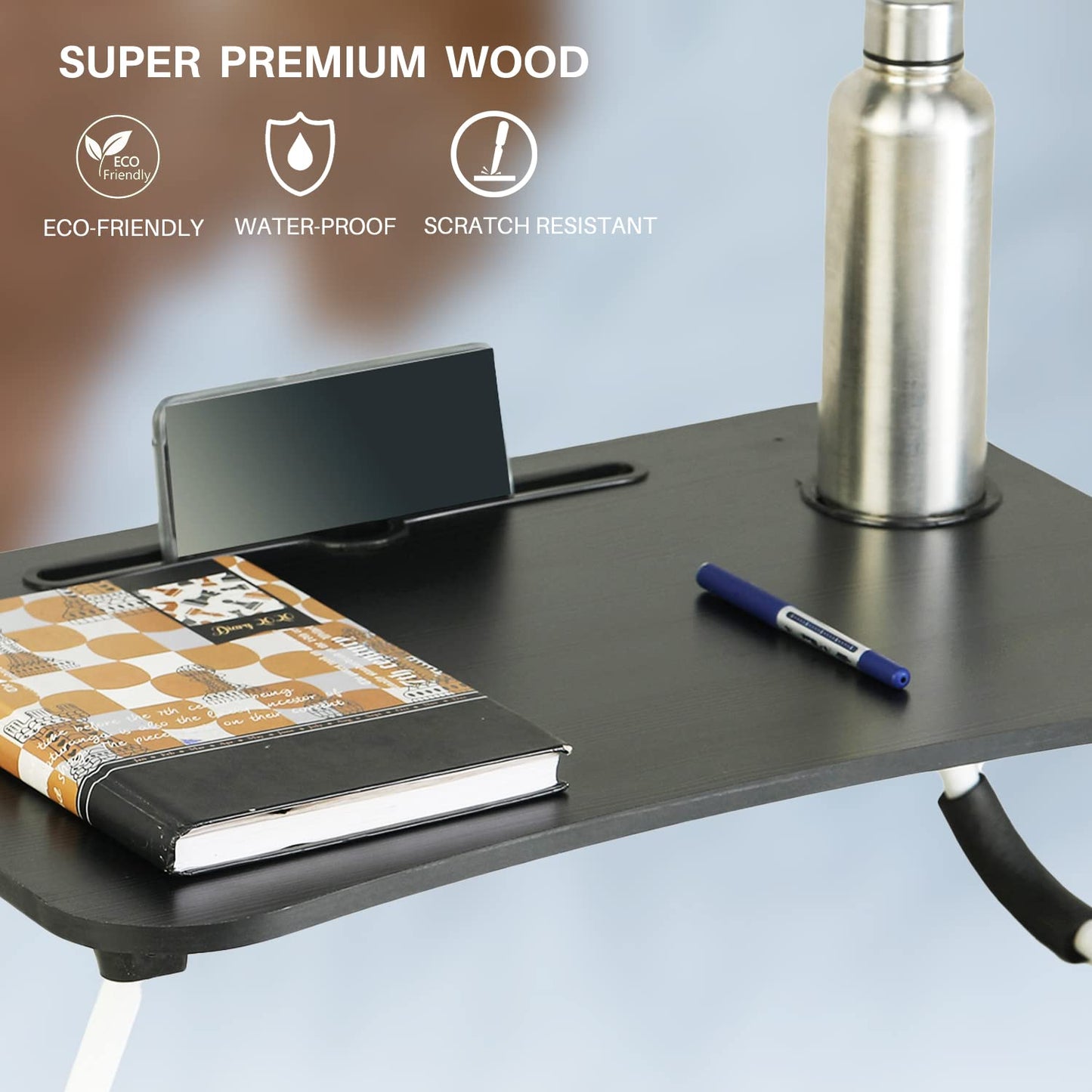 Portable Folding Laptop Table | Bed Table for Adults