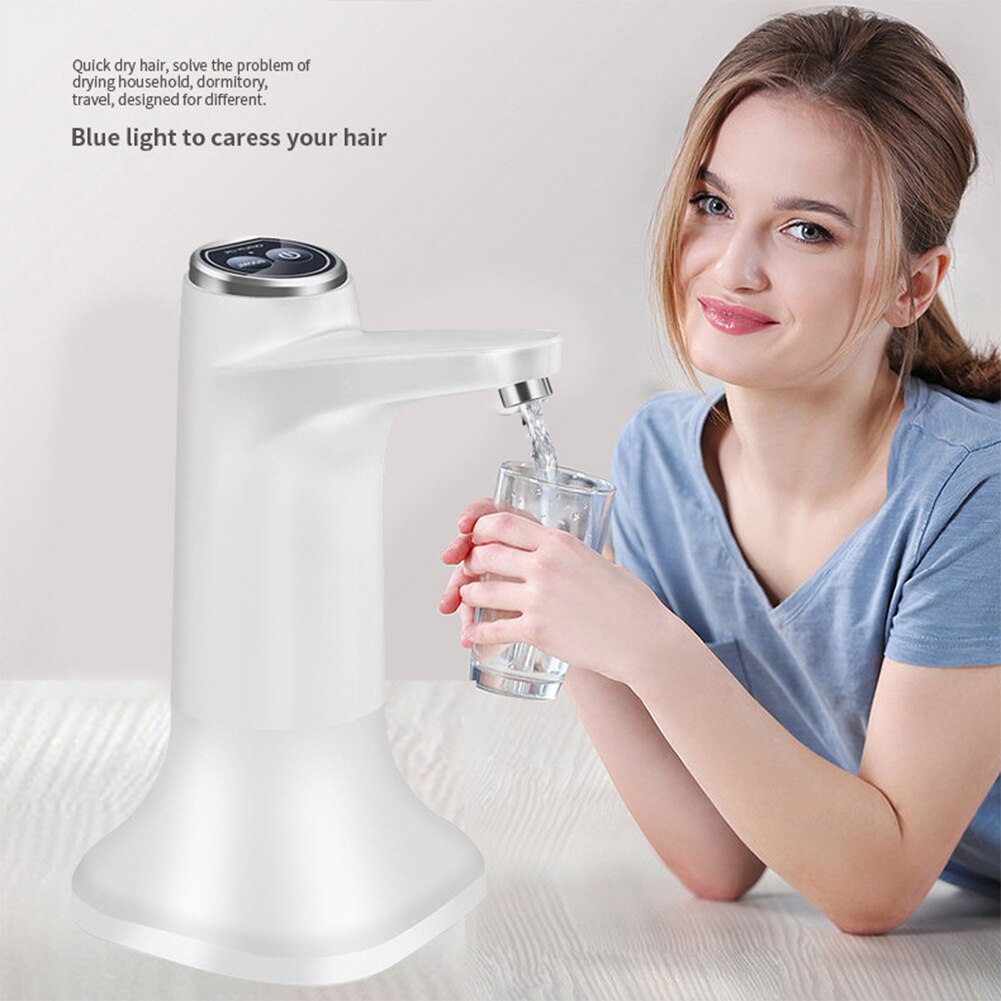 Water Dispenser Pump USB Rechargeable Electric Mute Automatic Drinking Barreled Water Bottle Pump