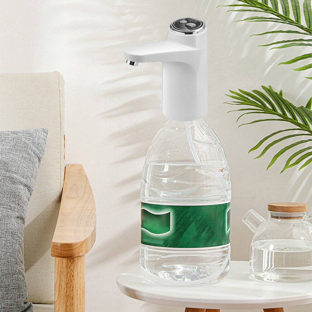 Water Dispenser Pump USB Rechargeable Electric Mute Automatic Drinking Barreled Water Bottle Pump