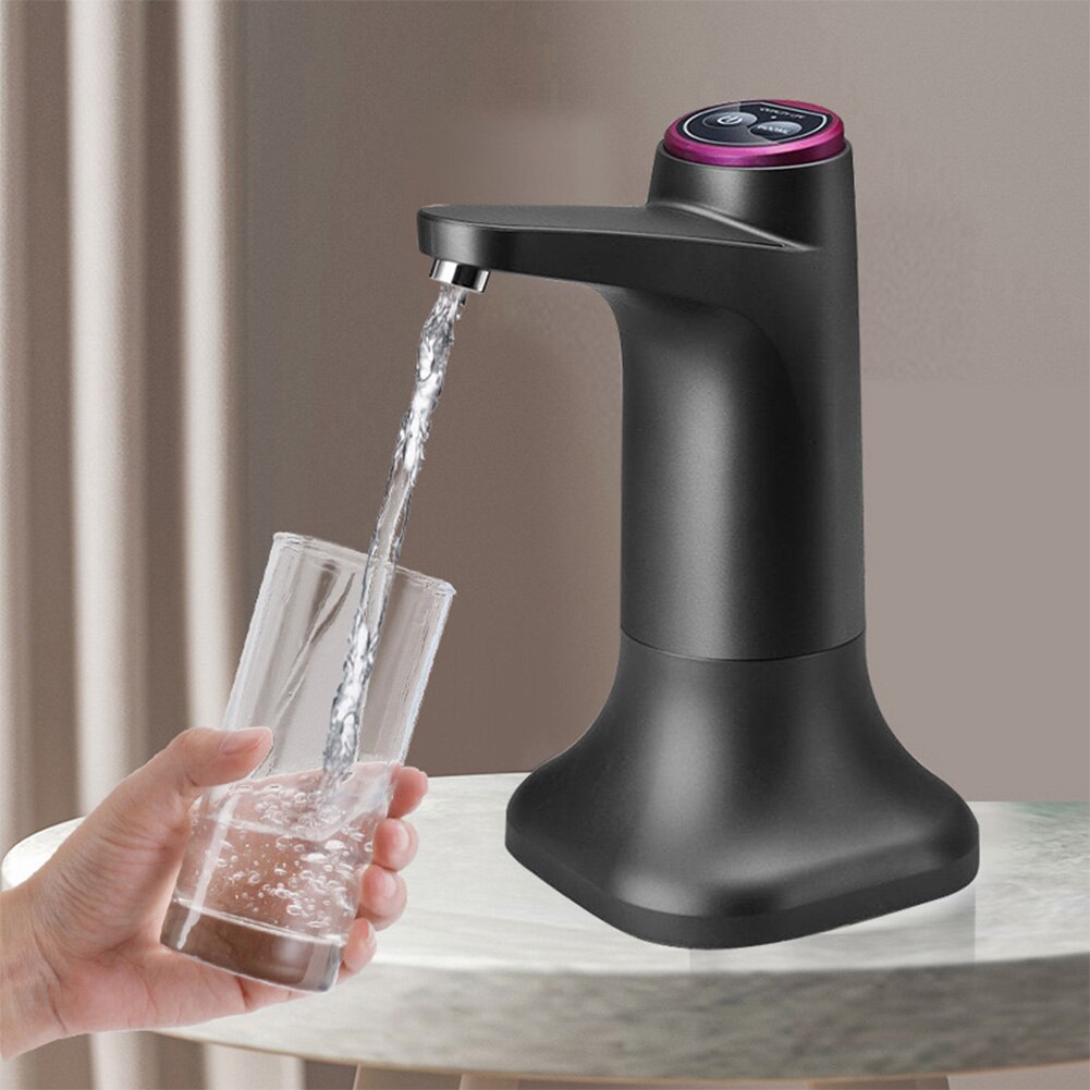 Water Dispenser Pump USB Rechargeable Electric Mute Automatic Drinking Barreled Water Bottle Pump