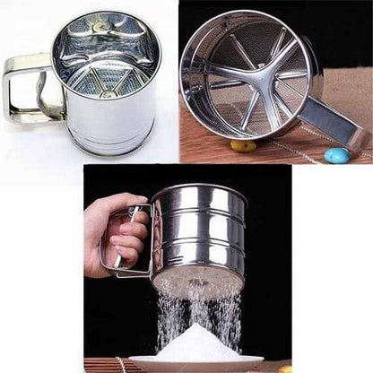 Durable Food Grade Rust Resistant Flour Strainer Sifter Multi Funational