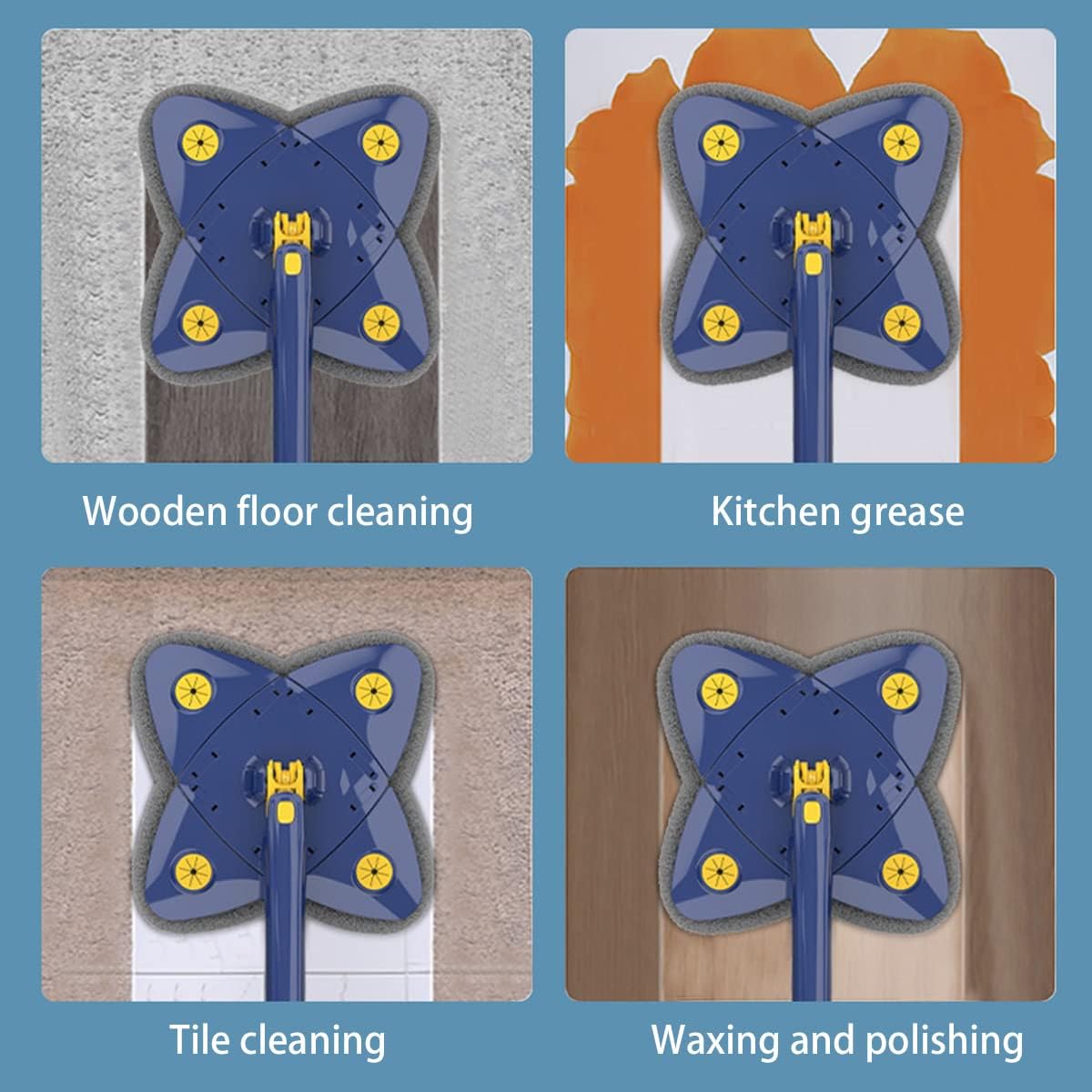 Cleaning X Mop 360° Rotatable Adjustable