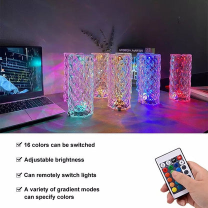 Diamond Crystal lamp-with 16 Colors